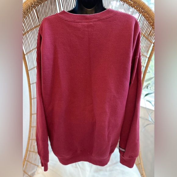 Vintage JanSport XL Red Illinois State University Crewneck Pullover Sweatshirt - Picture 5 of 12